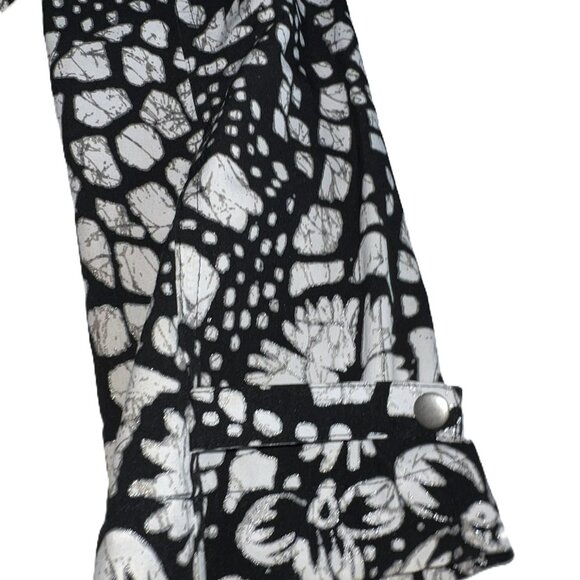 Chico’s Zenergy Jacket Black white Size 3 - Picture 6 of 9